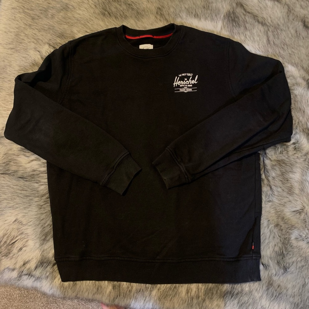 Mens Herschel Supply Co Brand Logo Sweatshirt